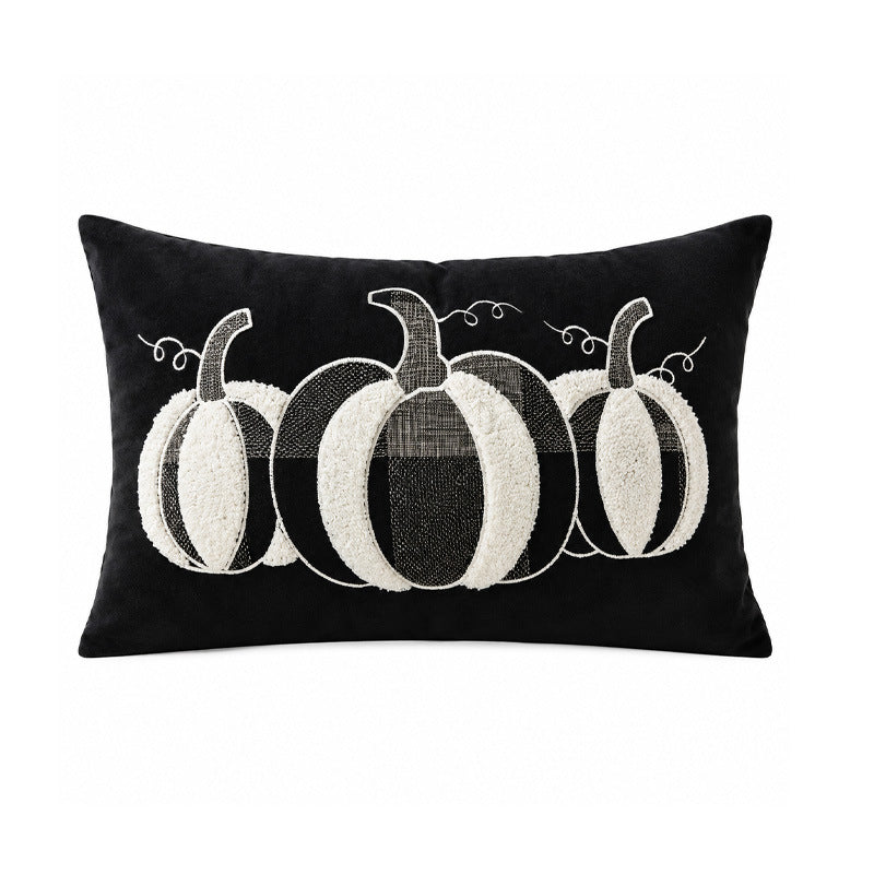 Halloween Ghost Pumpkin Boo Lumbar Pillow Covers