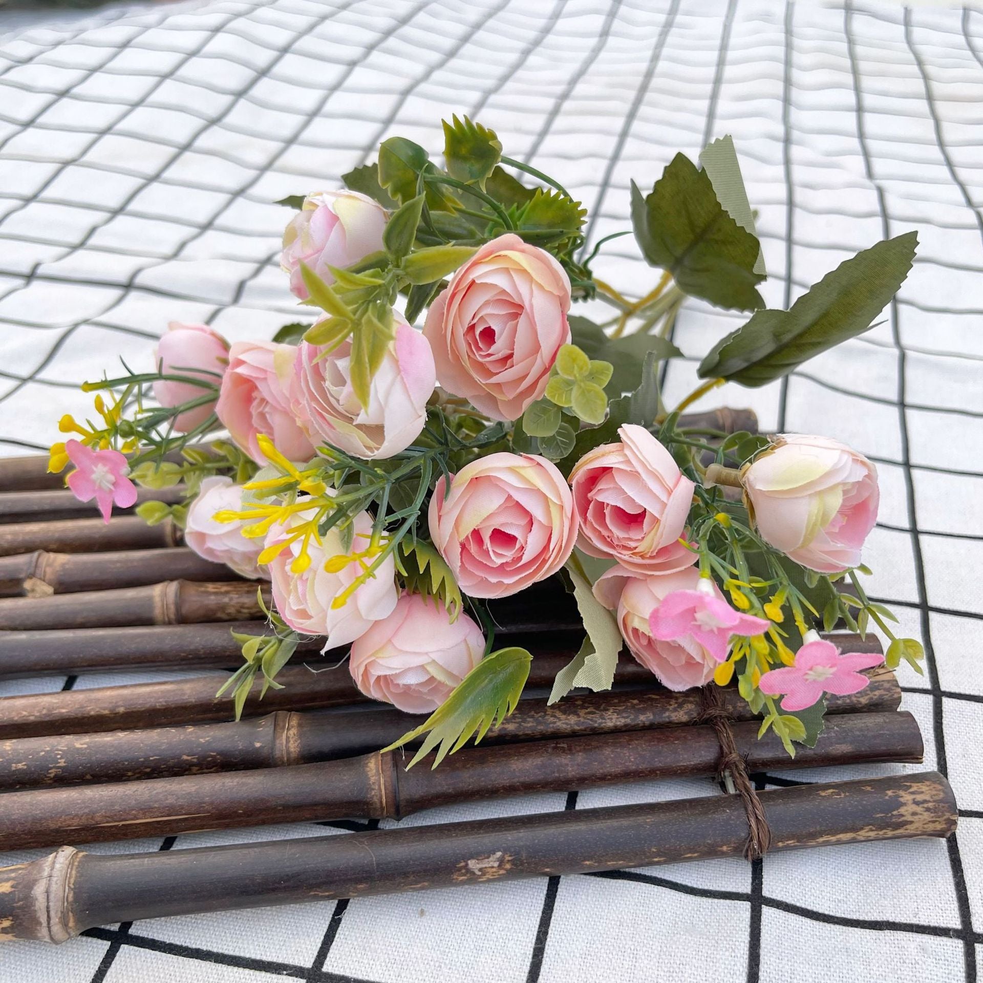 Valentine’s Day Faux Tea Rose Bouquet for Home Decor