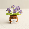 Handmade Crochet Forget-Me-Not Flower Home Decor