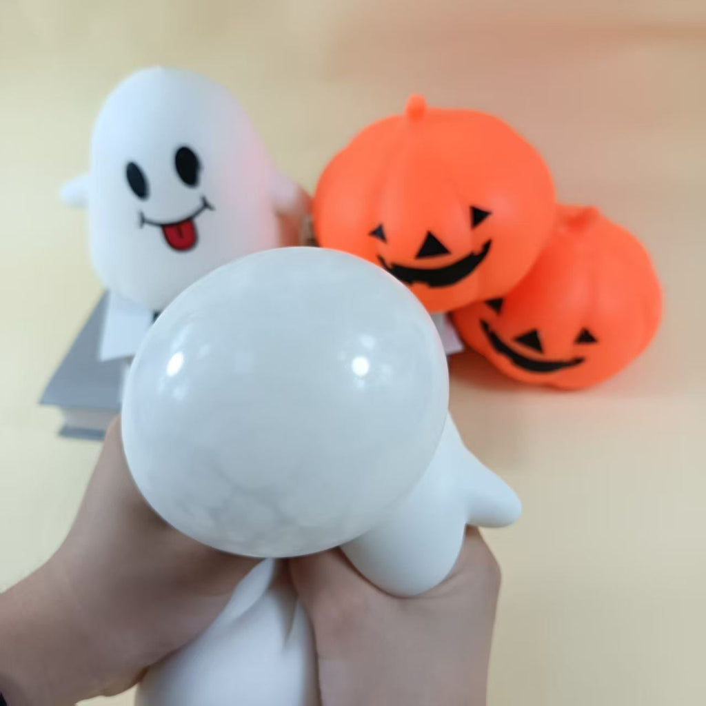 Halloween Ghost Pumpkin Squishy Toy Fidget Stress Relief Toy