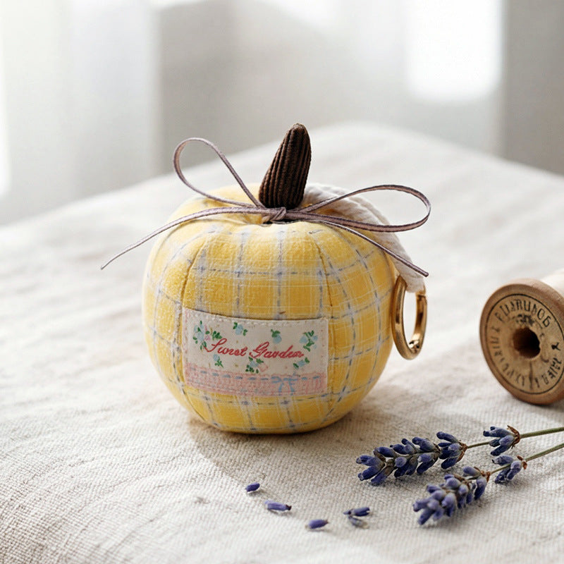 Christmas Fabric Apple Plush Ornament Holiday Seasonal Decor