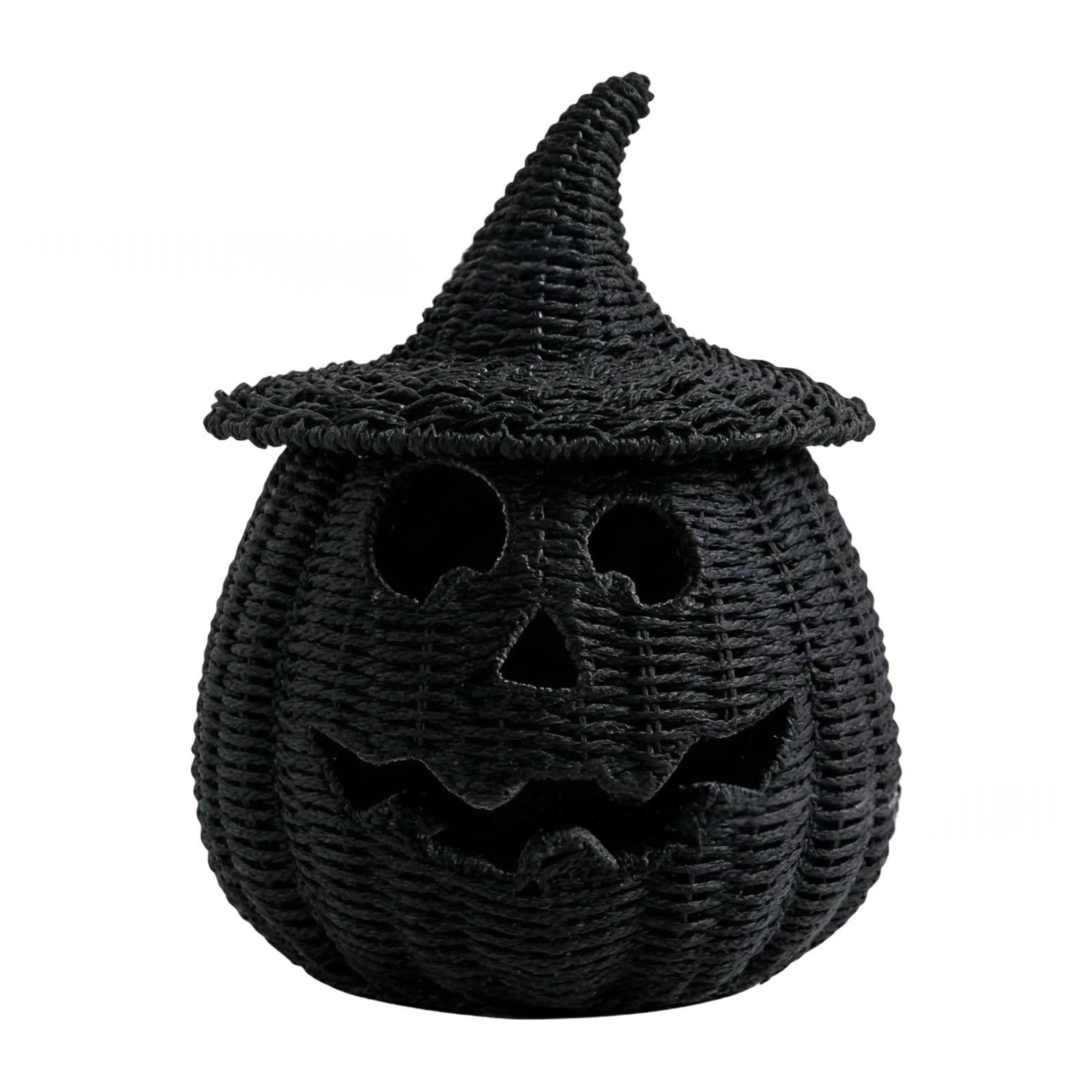 Halloween Resin Pumpkin Lantern Tabletop Decor