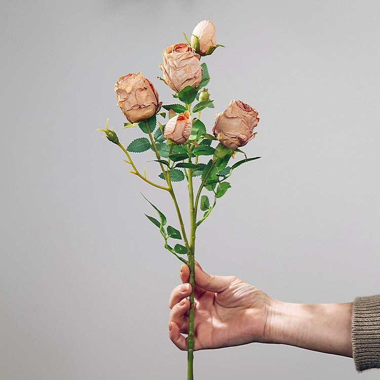 Valentine’s Day Faux Rose Bouquet Silk Flowers Home Decor