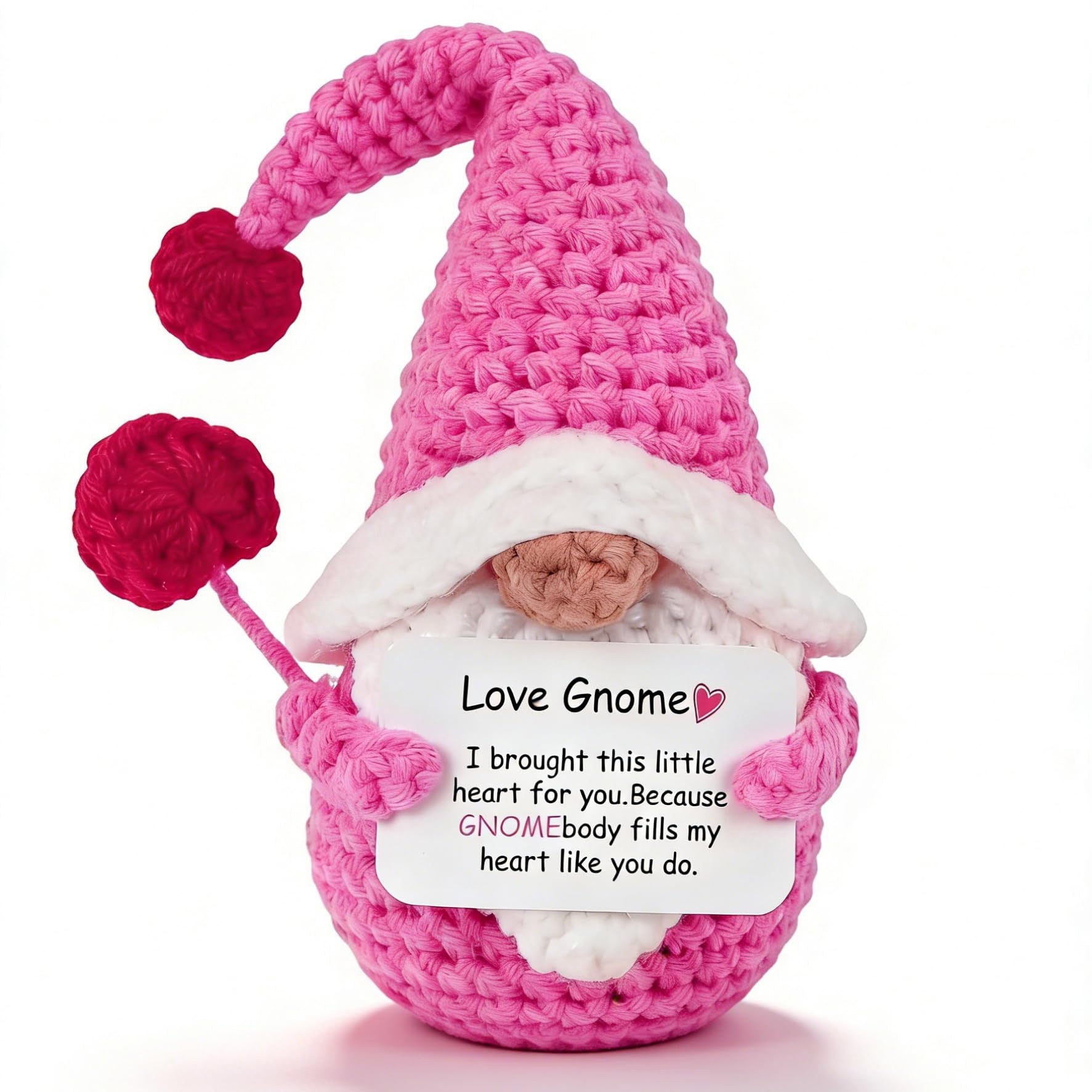 Handmade Crochet Gnome Plush Seasonal Gift Decor