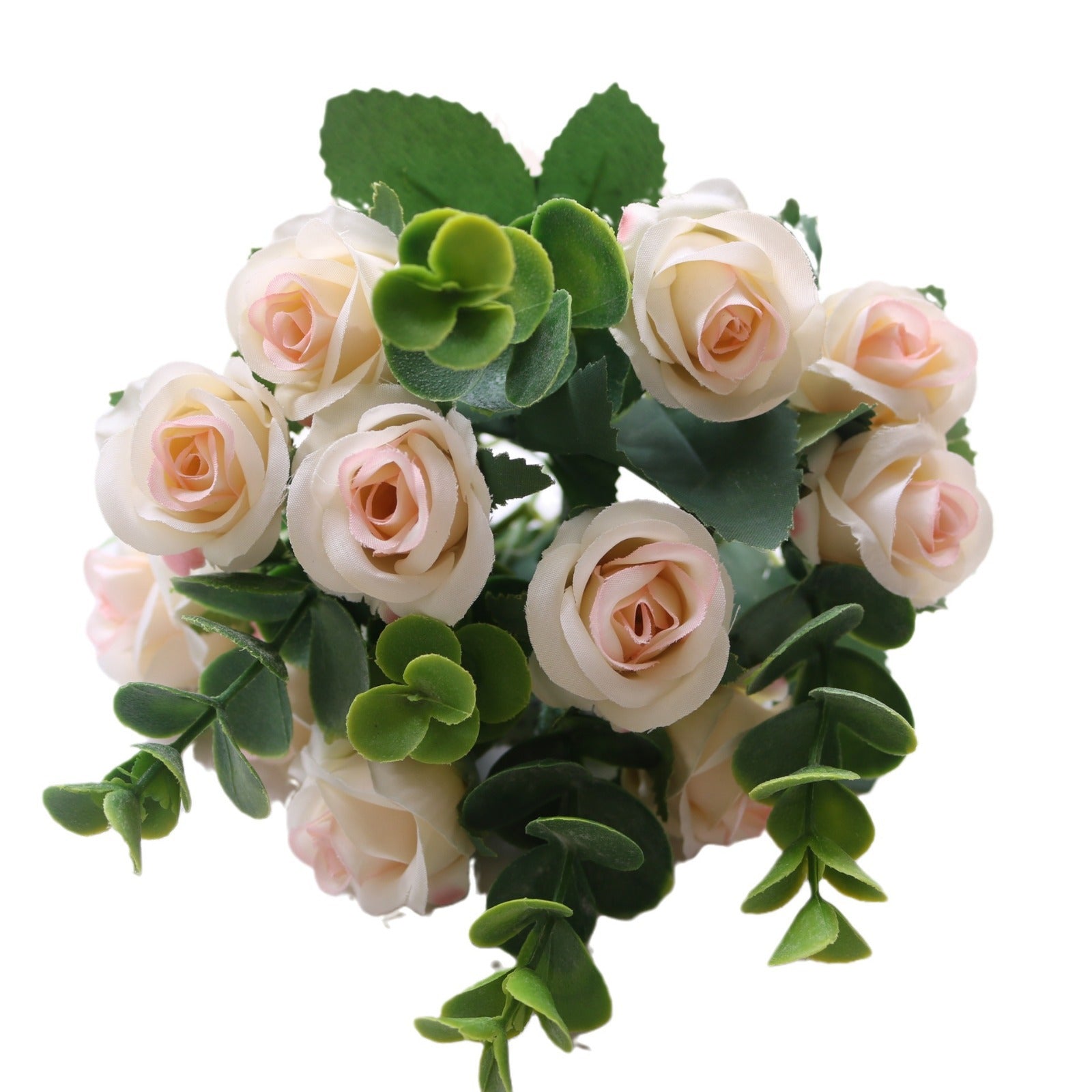 Valentine Eucalyptus Rose Faux Bouquet for Home Decor
