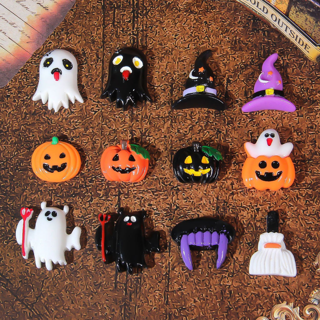 Halloween Resin Flatback Cabochon DIY Craft Embellishment Accessories