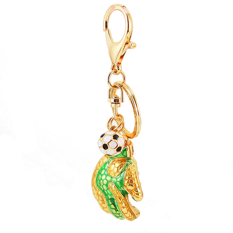 Soccer Ball Keychain Football Bag Charm Pendant