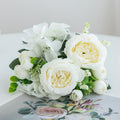 Valentine’s Day Peony Hydrangea Artificial Bouquet Decor