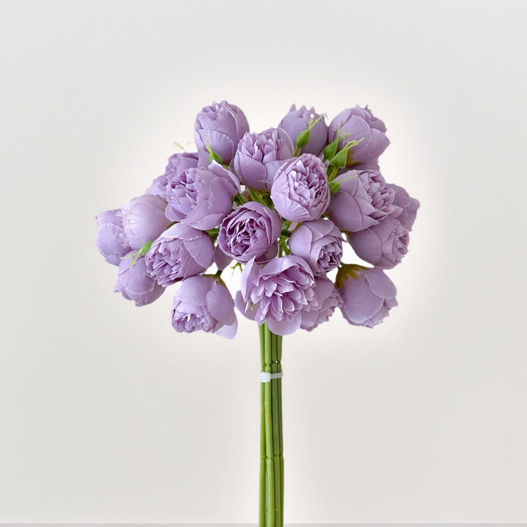 Valentine’s Day Faux Peony Bouquet Romantic Home Decor