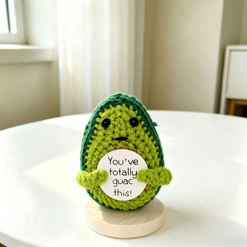 Handmade Crochet Fruit Vegetable Figurine Desk Ornament Home Decor