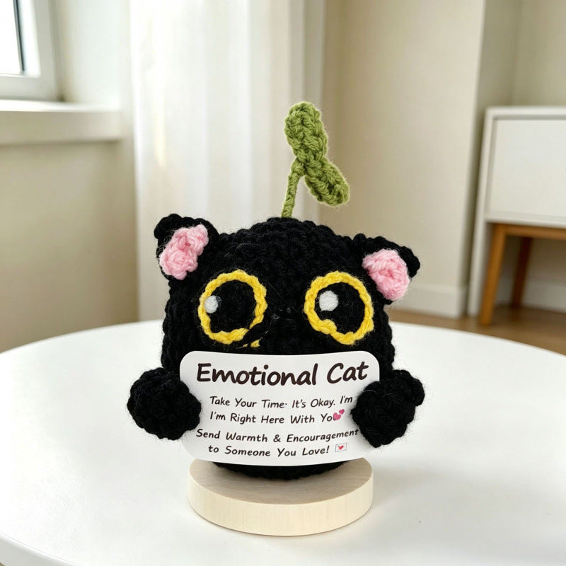 Handmade Crochet Animal Mix Figurine Desk Ornament Home Decor