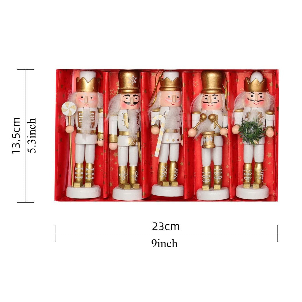 Christmas Nutcracker Wooden Figurine Holiday Table Decor
