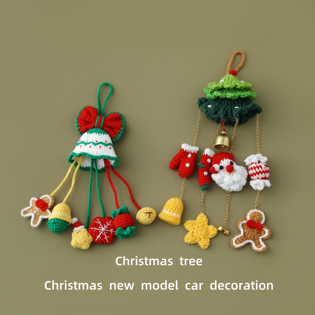 Handmade Christmas Tree Car Hanging Decoration