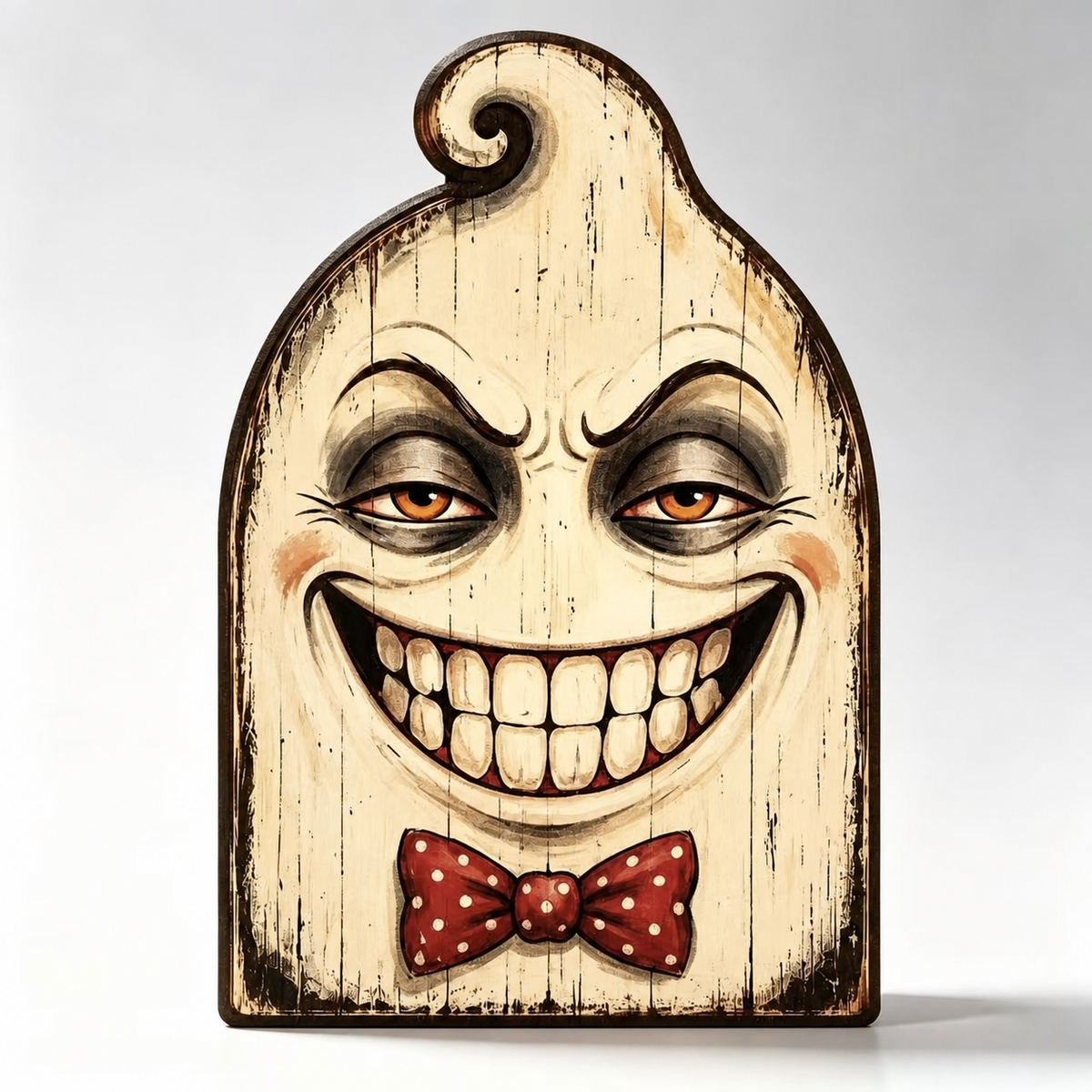 Halloween Wooden Cat Pumpkin Tabletop Decor Double Sided Display