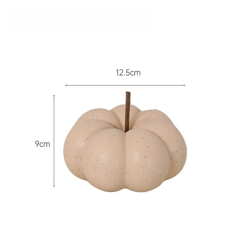 Nordic Ceramic Pumpkin Decor Fall Halloween Tabletop Ornament