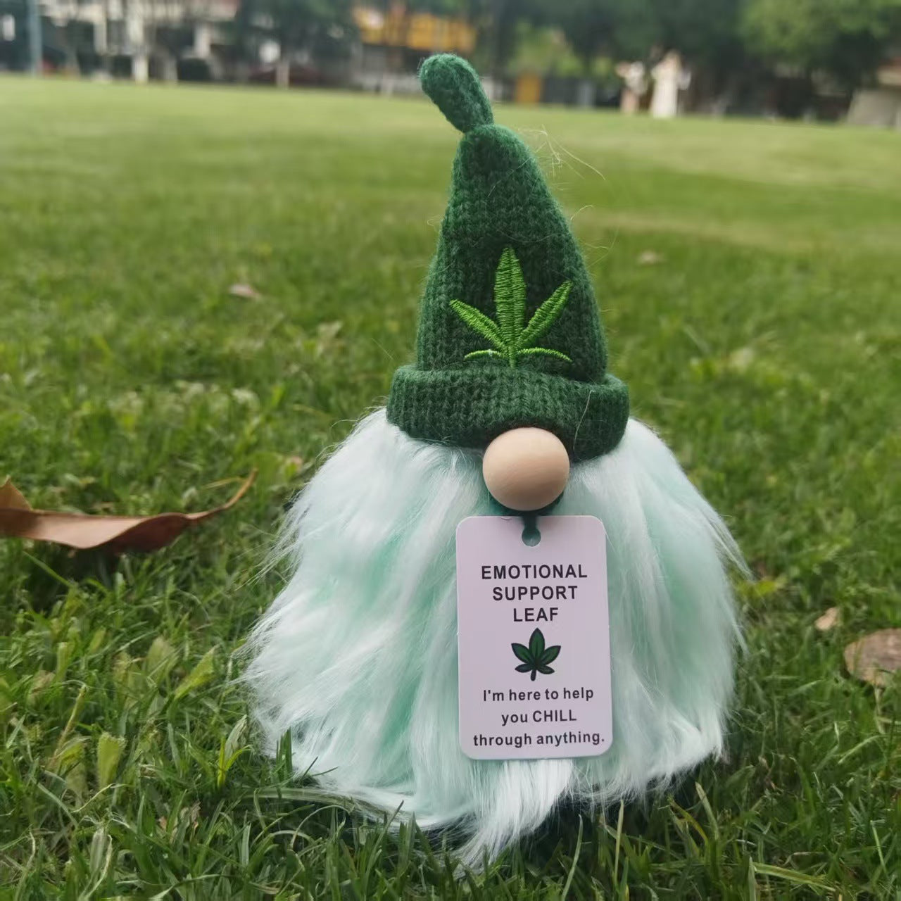 Crochet Gnome Plush Doll Emotional Support Decor Handmade Toy