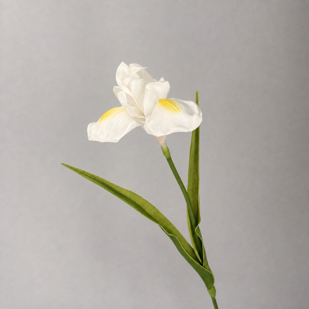 Artificial Iris Flower Faux Floral Stem Home Decor