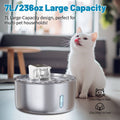 Smart Stainless Steel Pet Water Fountain for Cats & Dogs