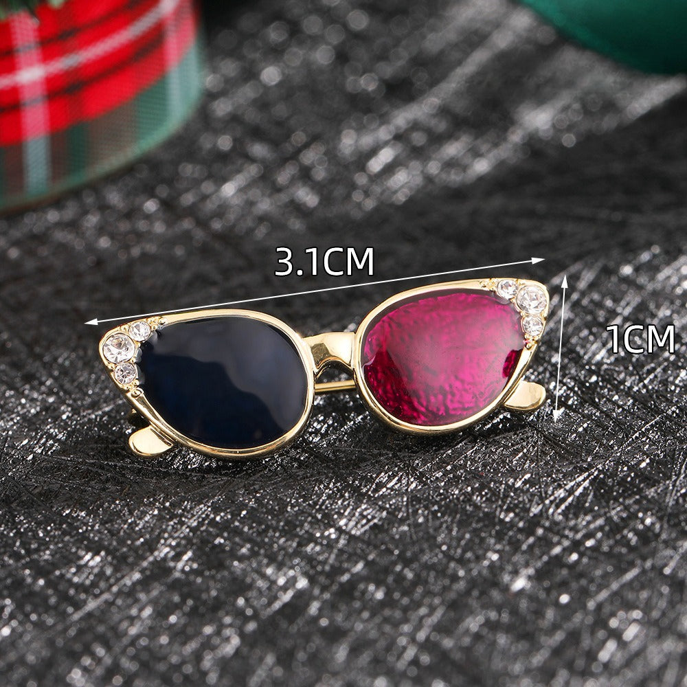 Christmas Alloy Brooch Set Festive Holiday Pin Accessories
