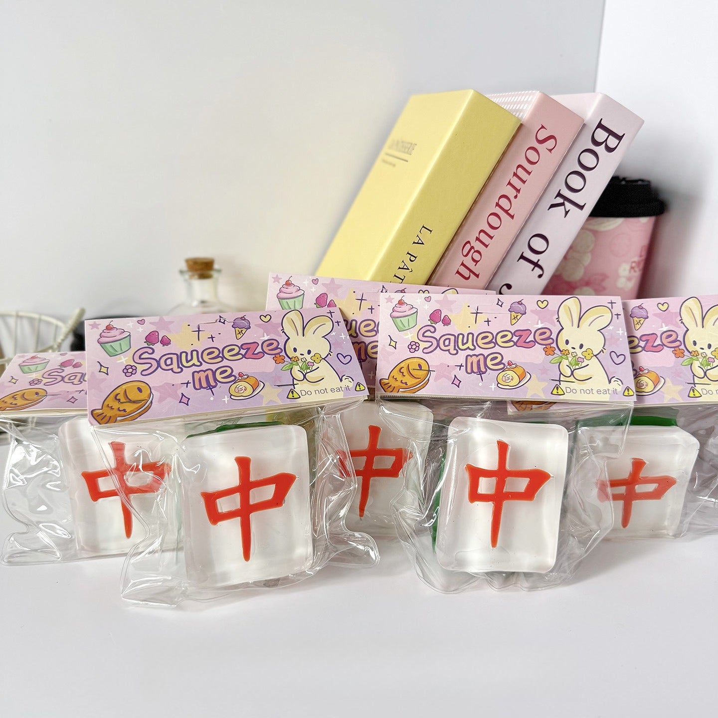 Mahjong Tile Squishy Slow Rising Stress Relief Toy