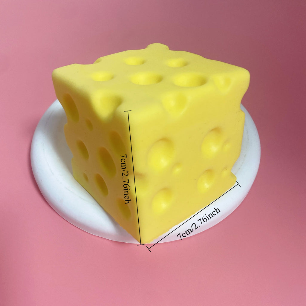 Cheese Cube Squishy Slow Rising Stress Relief Toy