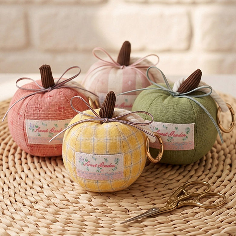 Christmas Fabric Apple Plush Ornament Holiday Seasonal Decor