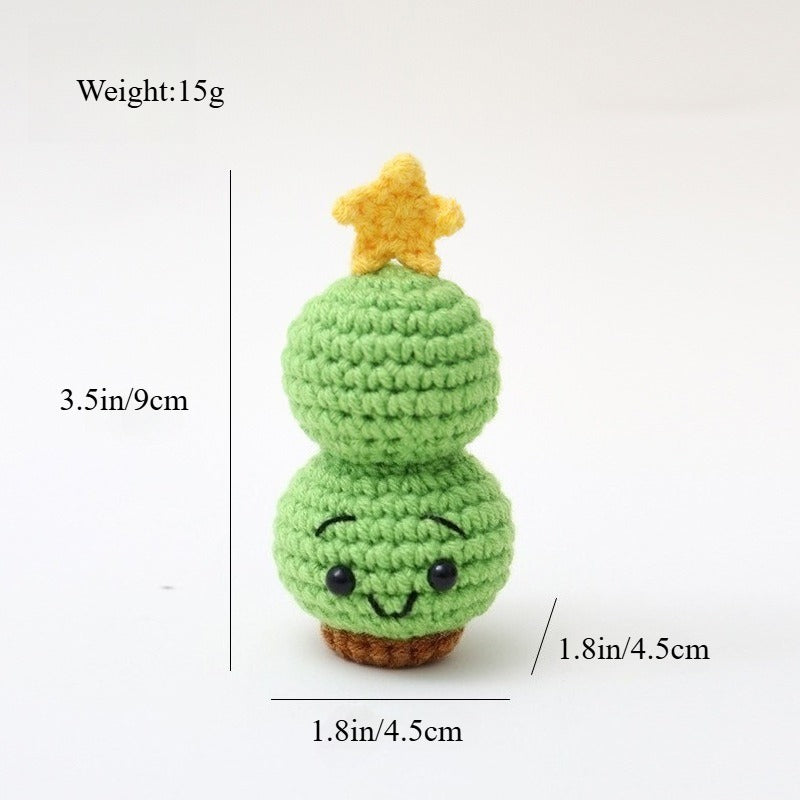 Handmade Crochet Christmas Plush Ornament Gift Decor