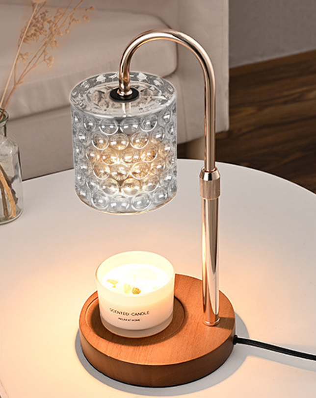 Valentine’s Day Wood Wax Melt Warmer Lamp Dimmable Flameless