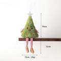 Christmas Plush Tree Decor Hanging Ornament and Tabletop Decoration