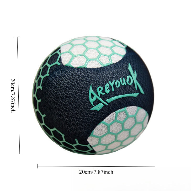 Plush Glow Soccer Ball Soft Stuffed Kids Sports Toy Night Play