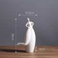 Modern Abstract Ceramic Dancer Sculpture Home Decor Figurine