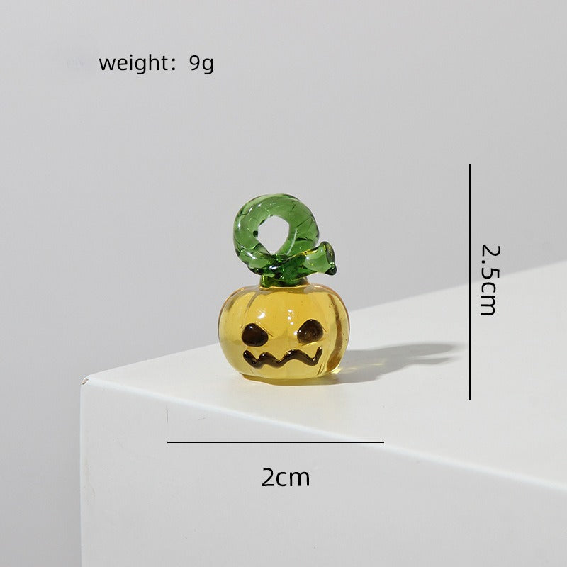 Handmade Glass Halloween Pendant Crystal Charm Hanging Decor