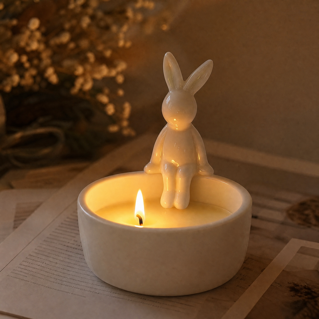 Ceramic Animal Candle Holder Cute Desktop Decor home decor