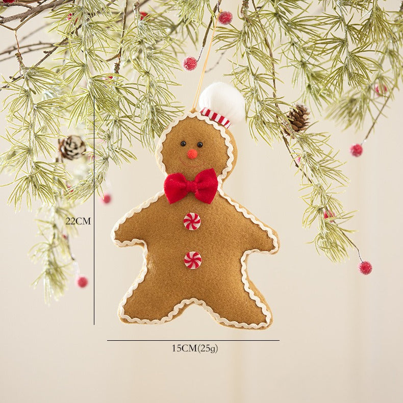 Christmas Plush Tree Decor Hanging Ornament and Tabletop Decoration