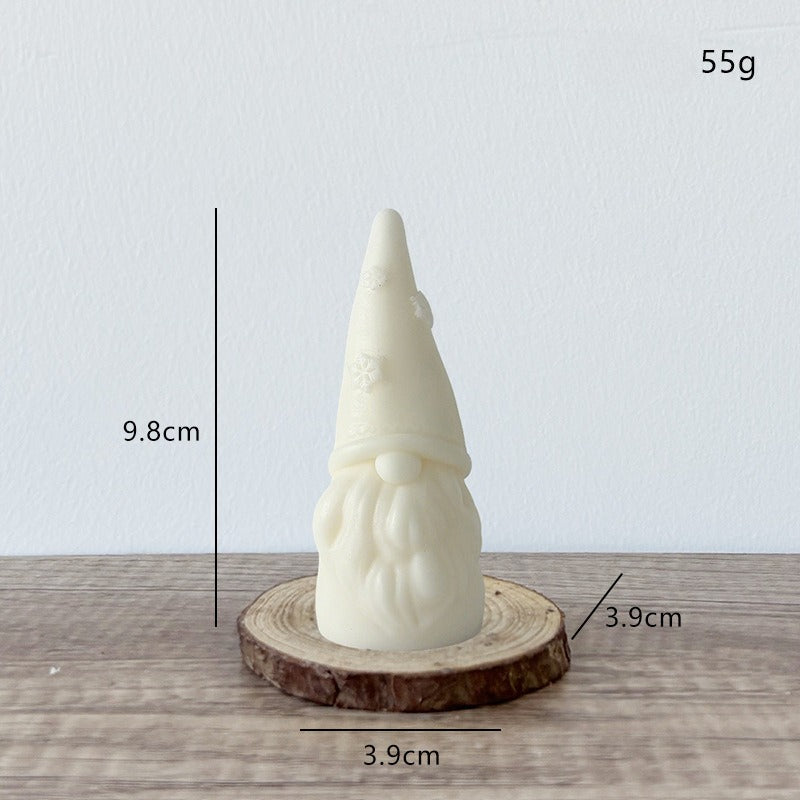 Christmas Santa Candle Holiday Decorative Candle for Home Decor