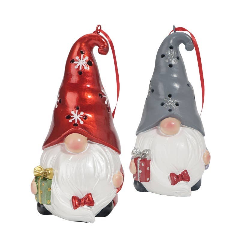 Christmas Gnome Resin Ornament Holiday Home Decor