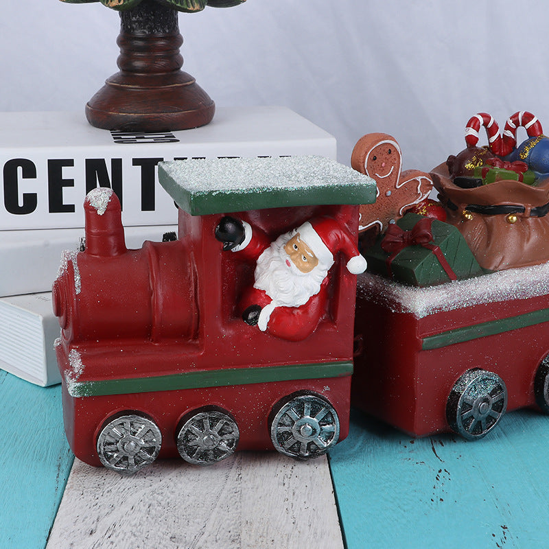 Santa Claus Resin Figurine Christmas Tabletop Decor