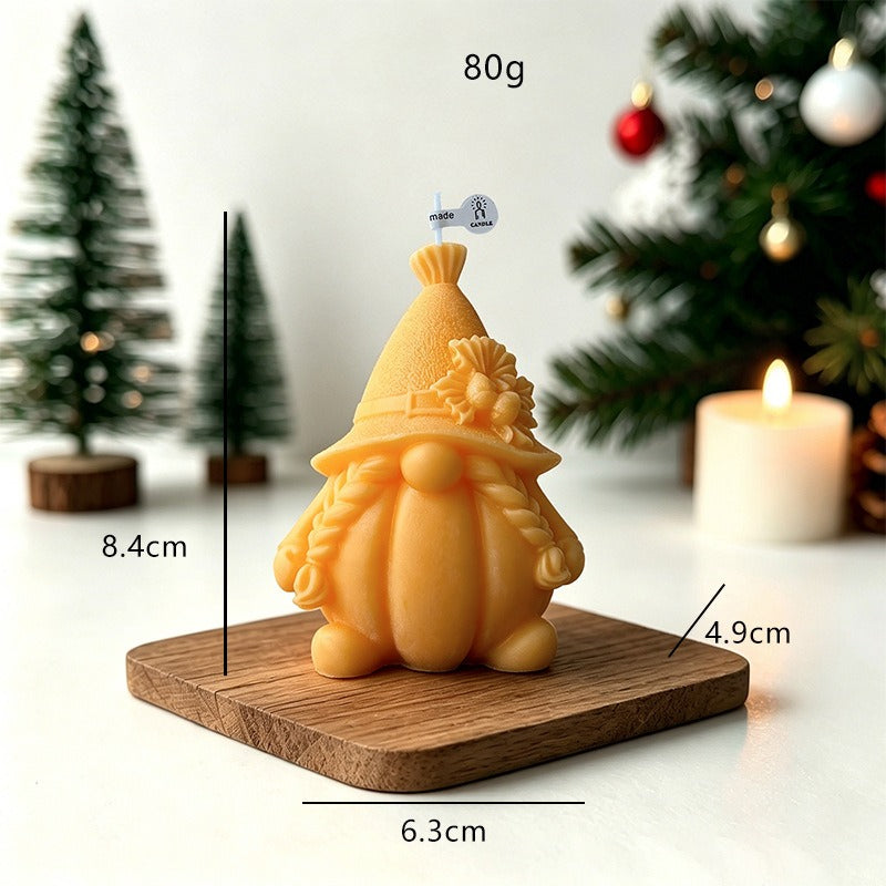 Pumpkin Gnome Candle Fall Halloween Seasonal Home Decor Gift