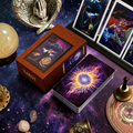 Mystical Tarot Card Deck Set with Vintage Artwork for Spiritual Gift