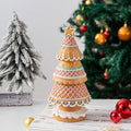 Resin Gingerbread Christmas Tree Figurine Holiday Decor