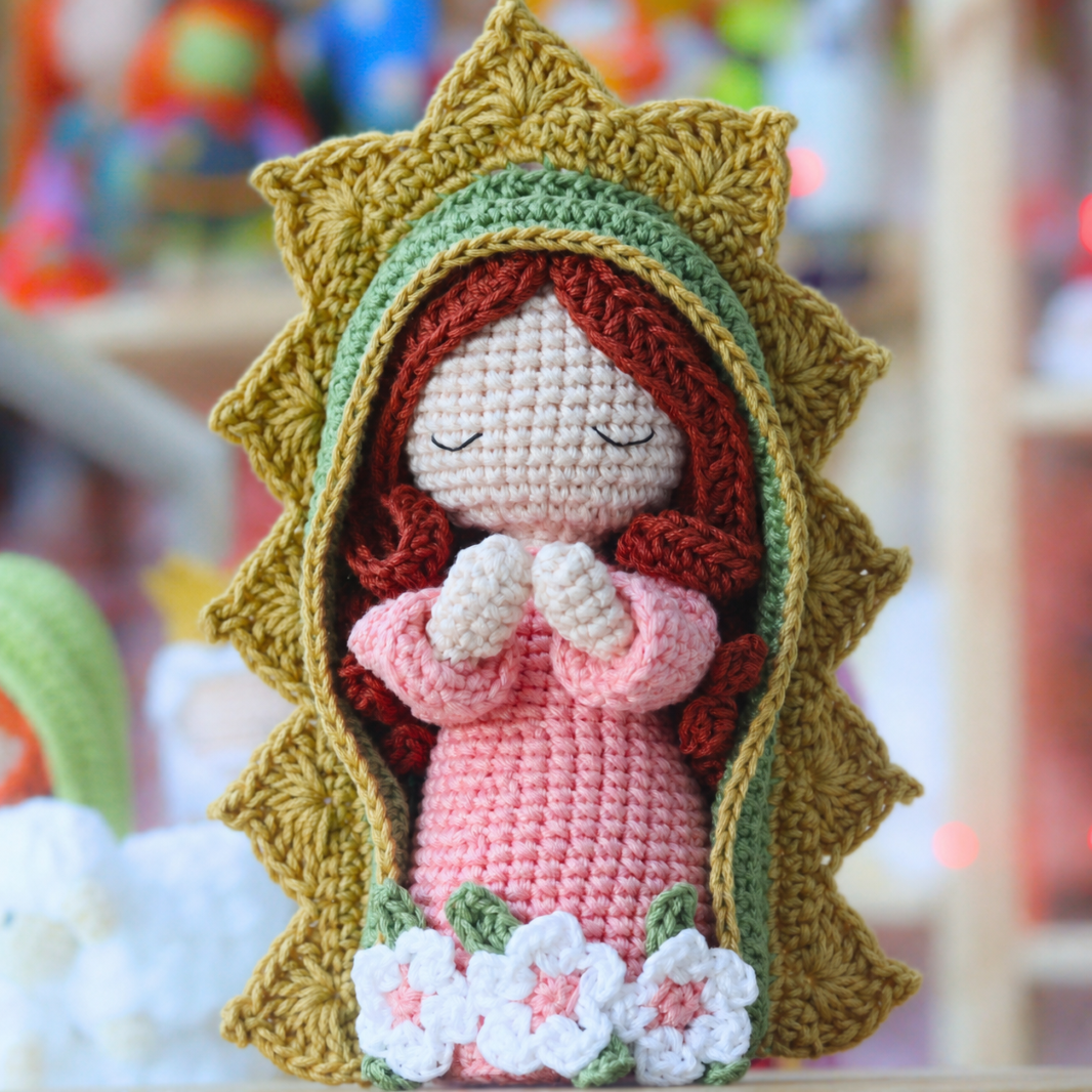Handmade Crochet Fairy Girl Plush Doll Home Decor Gift