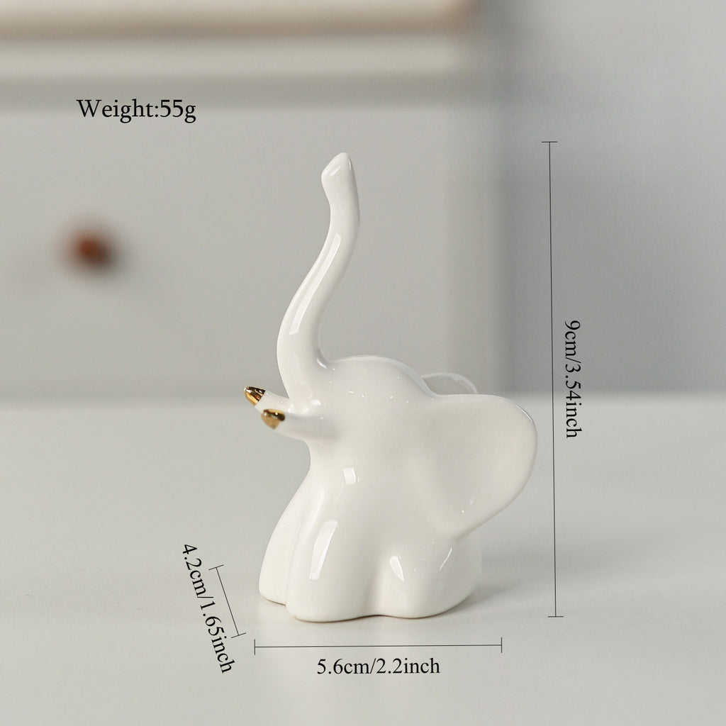 Ceramic Animal Figurine Modern Home Decor Accent
