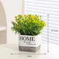 Baby’s Breath Faux Plant Ceramic Pot Home Decor