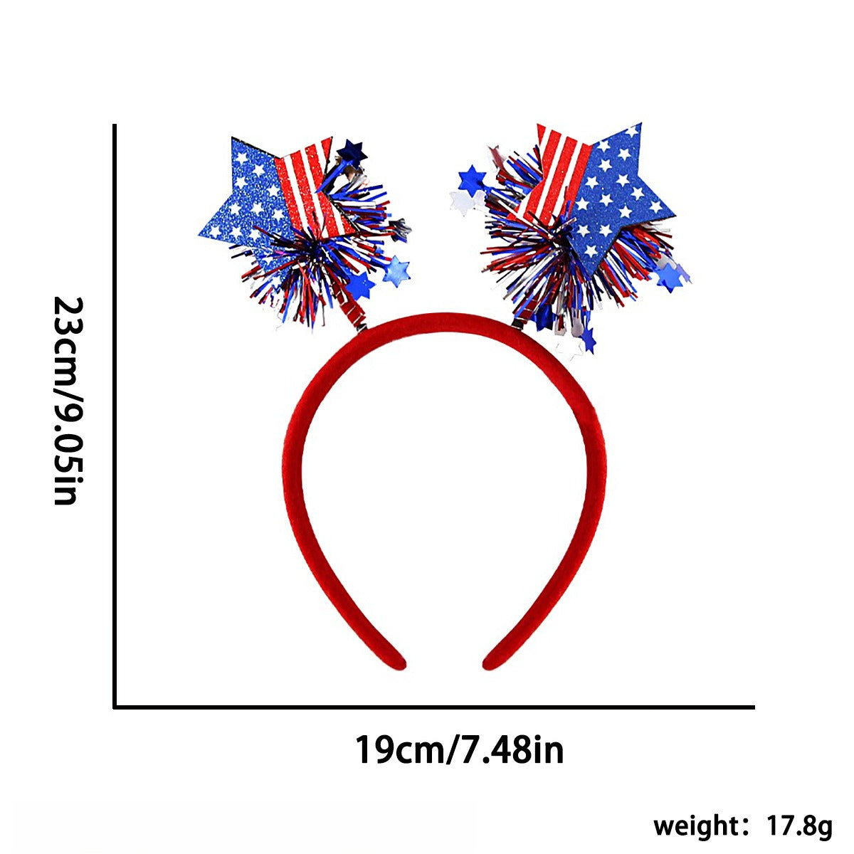 4th of July Patriotic Headband USA Flag Party Hairband