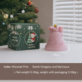 Christmas Bell Shaped Scented Candle Holiday Gift Decor