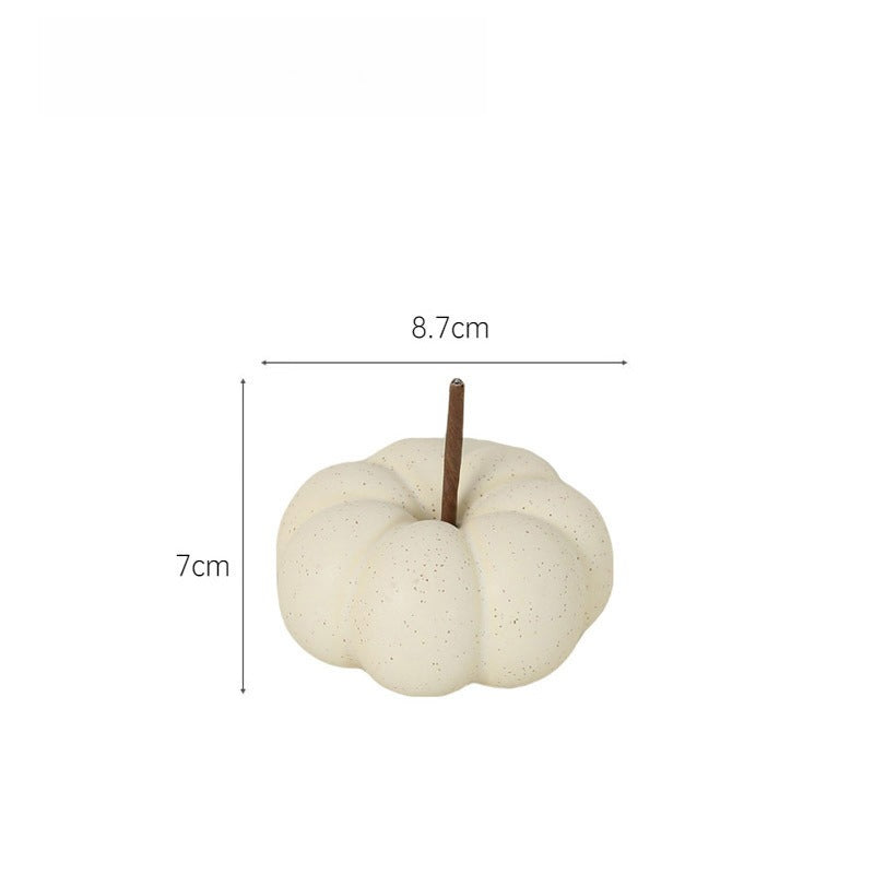 Nordic Ceramic Pumpkin Decor Fall Halloween Tabletop Ornament