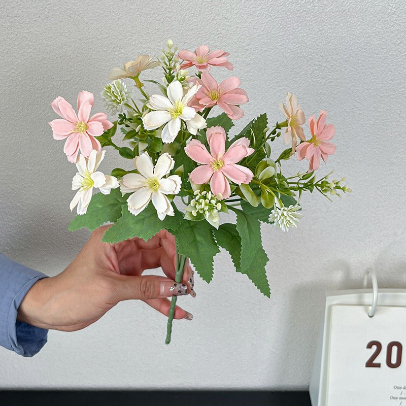 Artificial Daisy Flower Stem Faux Silk Spring Floral Decor