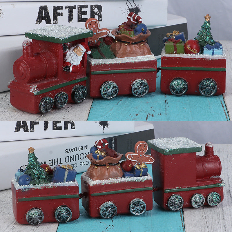 Santa Claus Resin Figurine Christmas Tabletop Decor