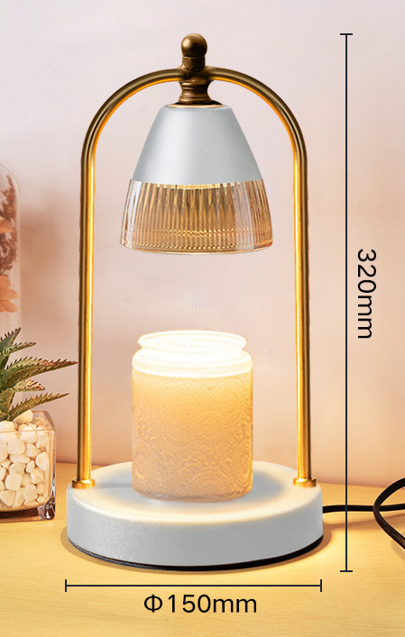 Valentine’s Day Glass Candle Warmer Lamp Dimmable Gift