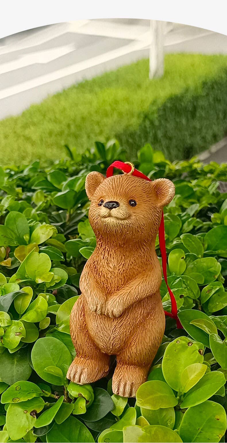 Cute Bear Hanging Ornament for Garden and Home Decor